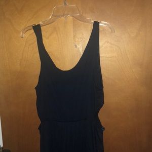 Navy blue maxi dress